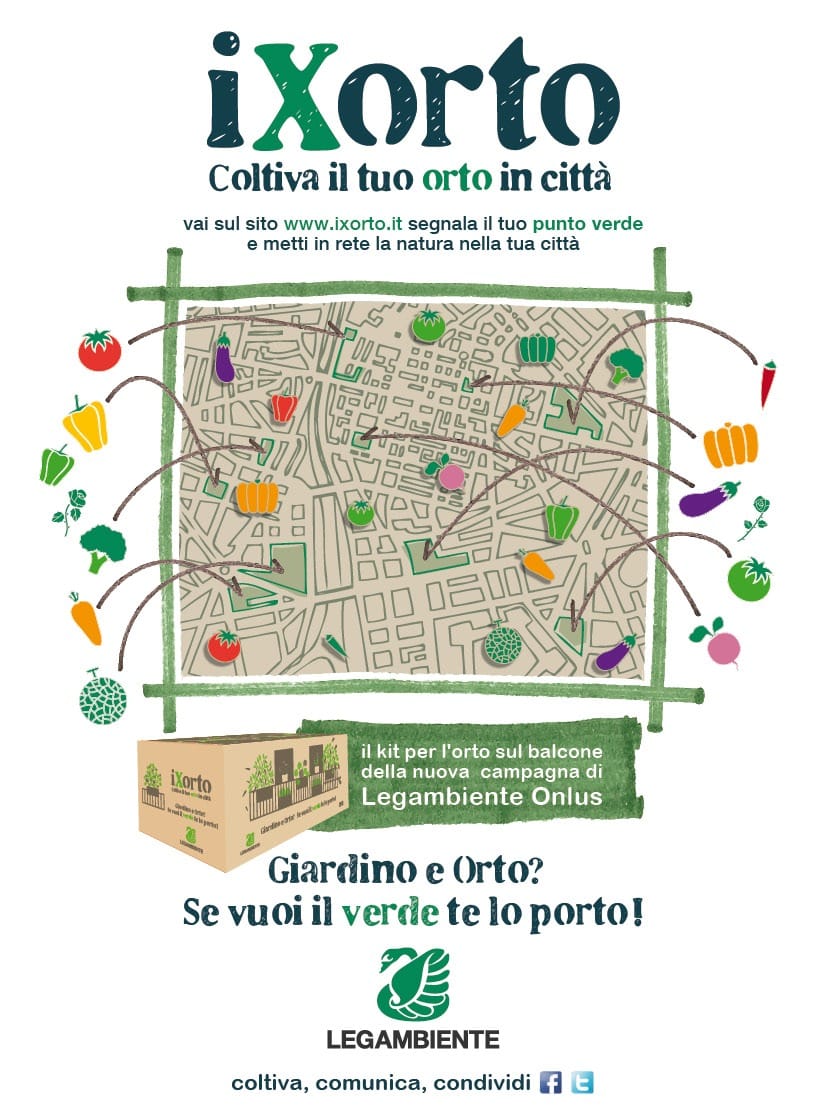 Legambiente lancia Ixorto: l'orto urbano diventa social e sbarca nei negozi specializzati 2