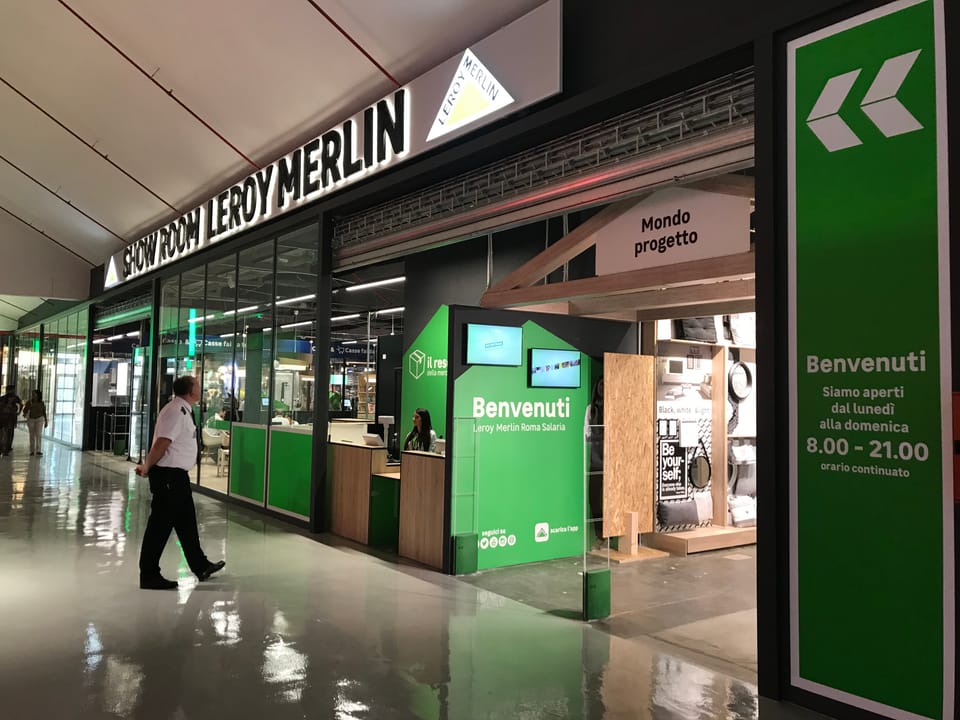 Leroy Merlin Roma Salaria: lo showroom è all'interno del negozio 16