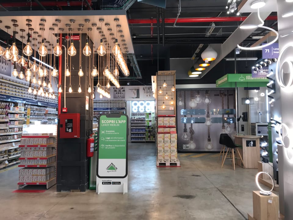 Leroy Merlin Roma Salaria: lo showroom è all'interno del negozio 13