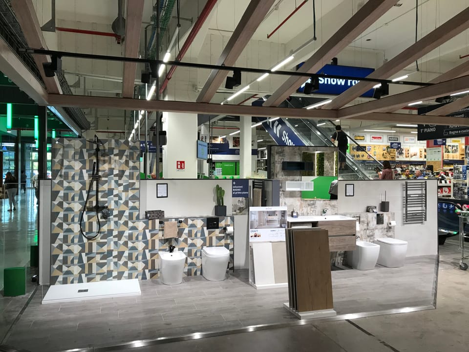 Leroy Merlin Roma Salaria: lo showroom è all'interno del negozio 14
