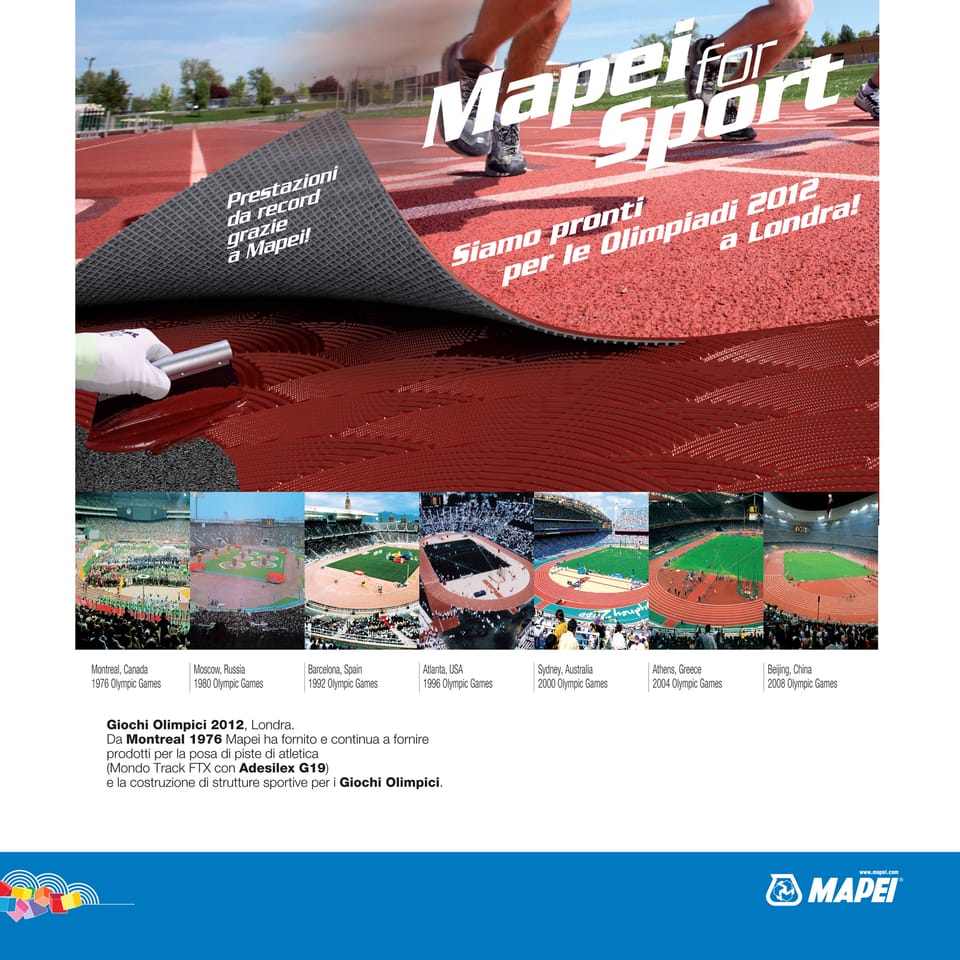 Mapei alle Olimpiadi di Londra 2012 4