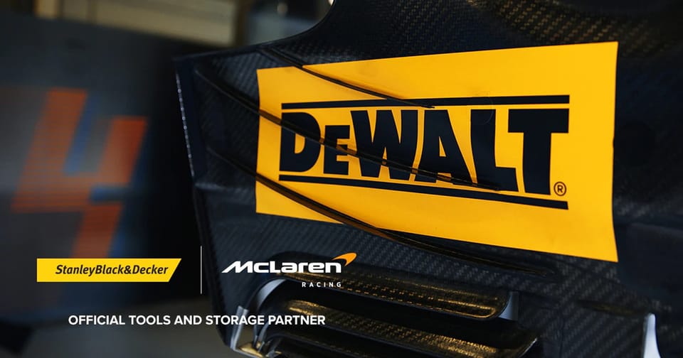 Stanley Black & Decker partner di McLaren in Formula 1 2