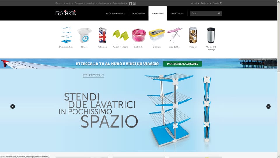 Meliconi, nuova sezione online 2