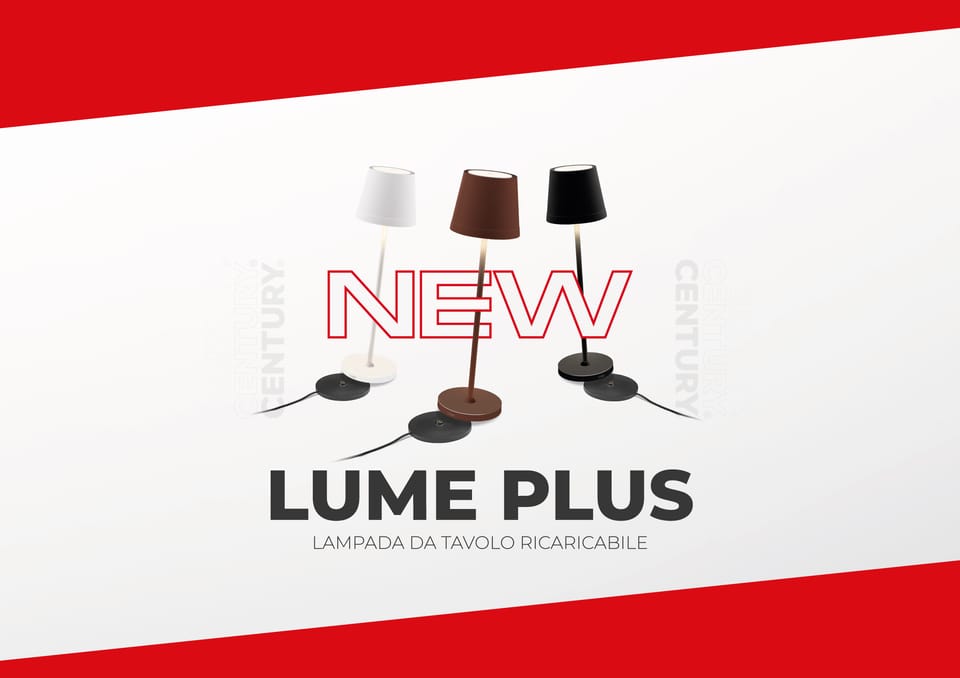 Lampada da tavolo LUME PLUS 5