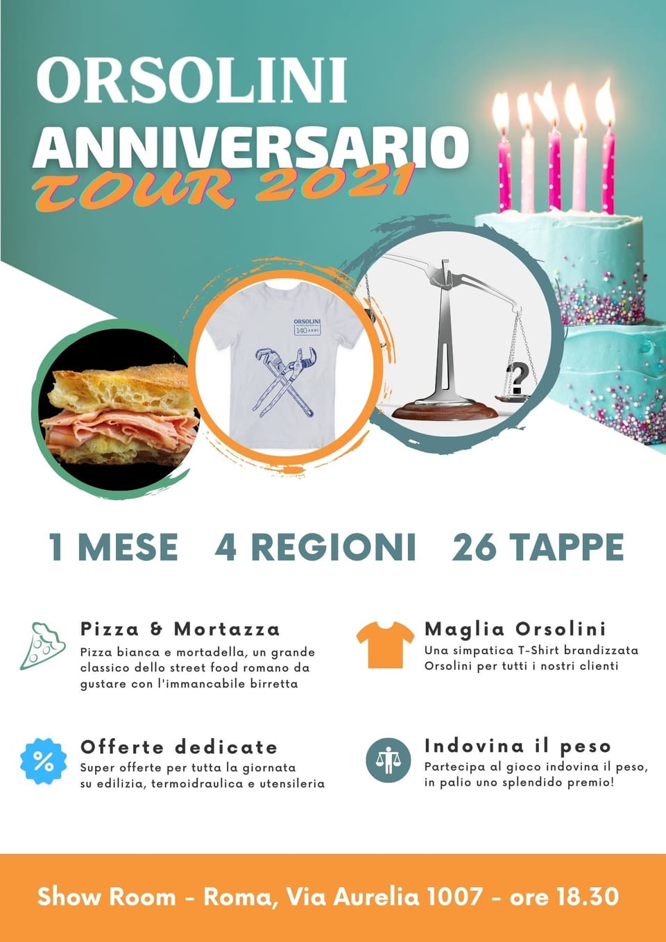 Orsolini: un tour per festeggiare i 141 anni dell'azienda 2