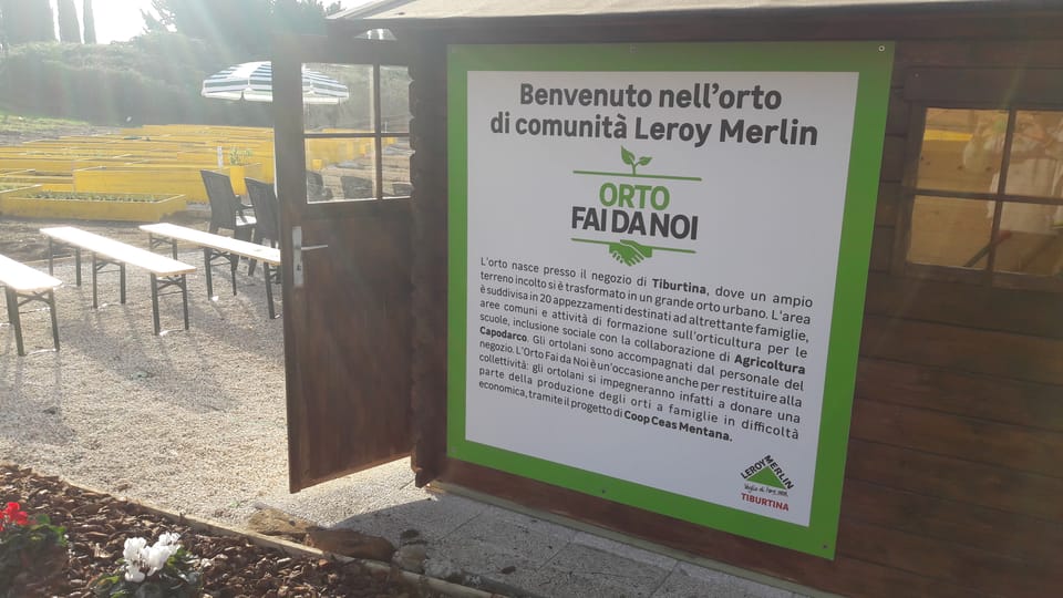 A Roma Tiburtina l'Orto fai da noi con Leroy Merlin 3