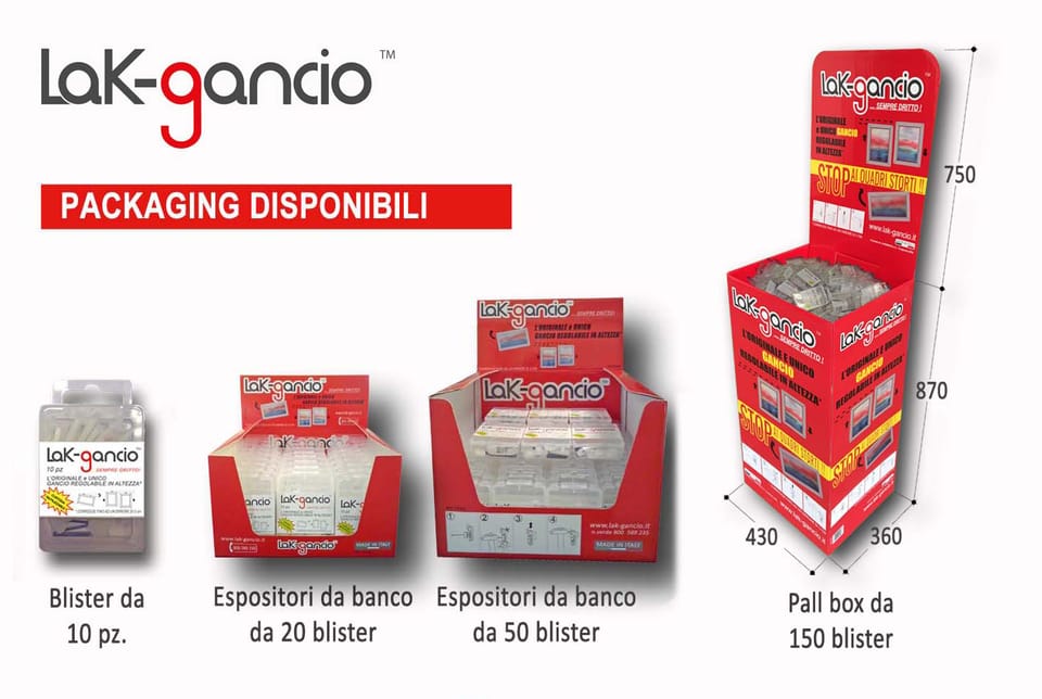 Il gancio per quadri regolabile 5