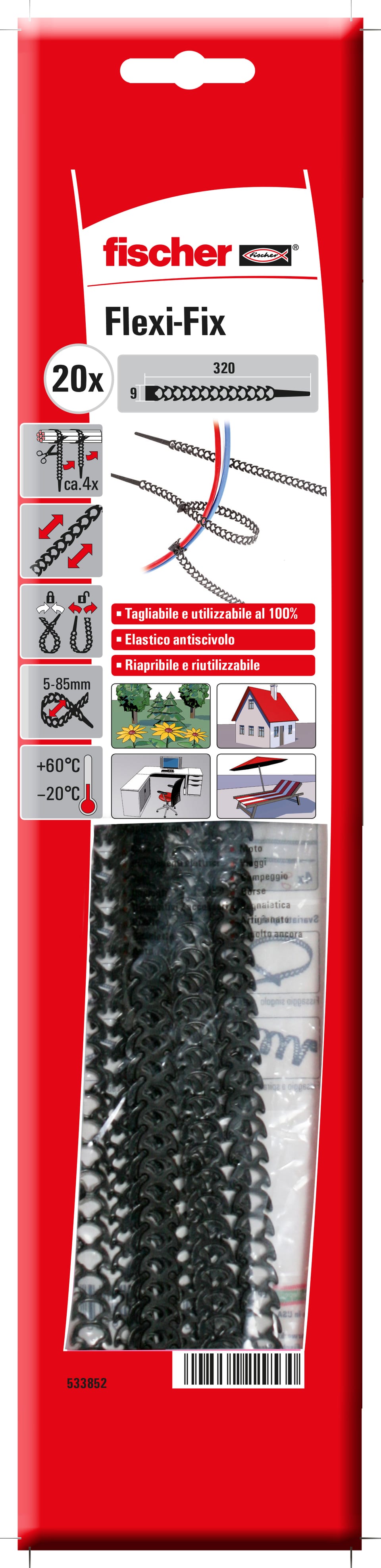Fissaggio elastico e flessibile 7