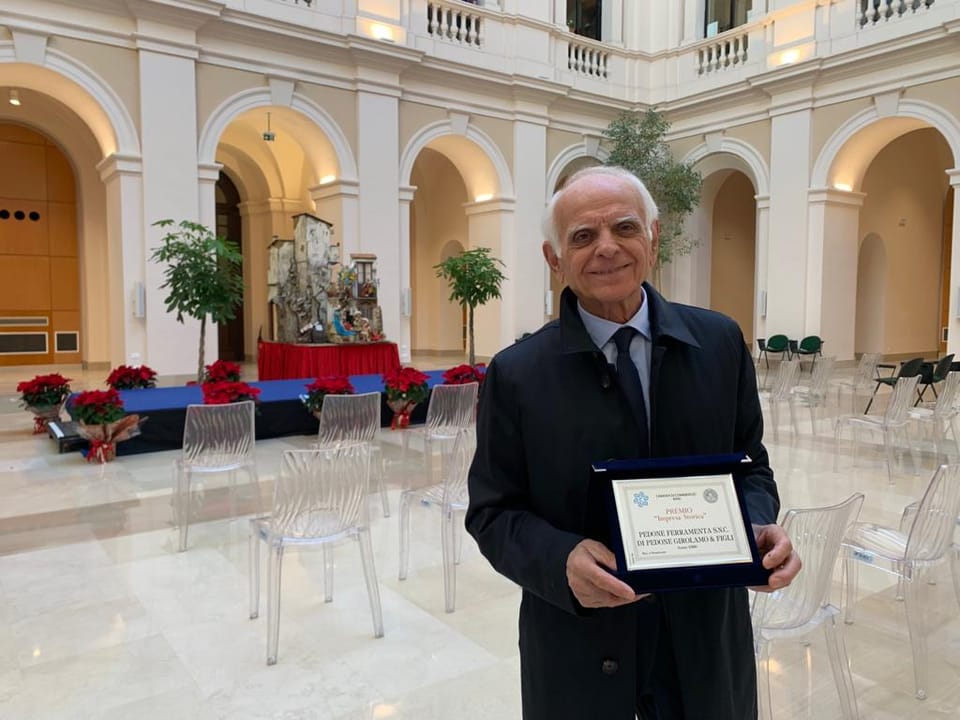 Pedone Ferramenta premiata come "Impresa Storica" 3