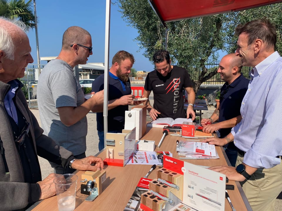Innovation Van Tour: Fischer ospite di Pedone Ferramenta 2