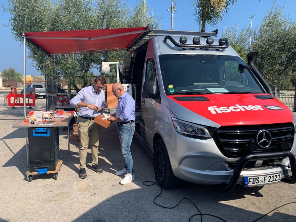 Innovation Van Tour: Fischer ospite di Pedone Ferramenta 3