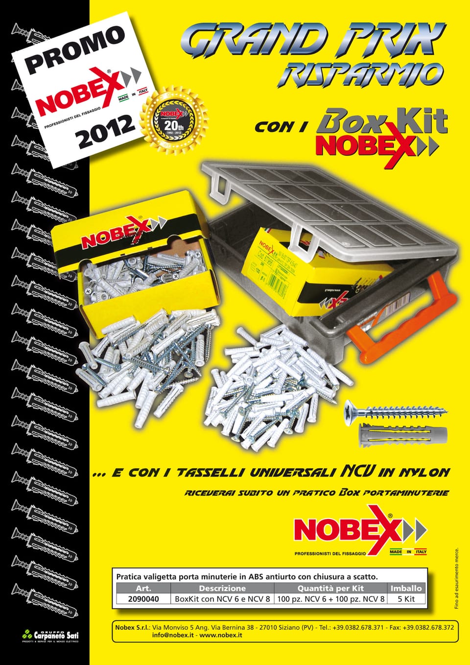 Nobex, 20 anni di fissaggi 6