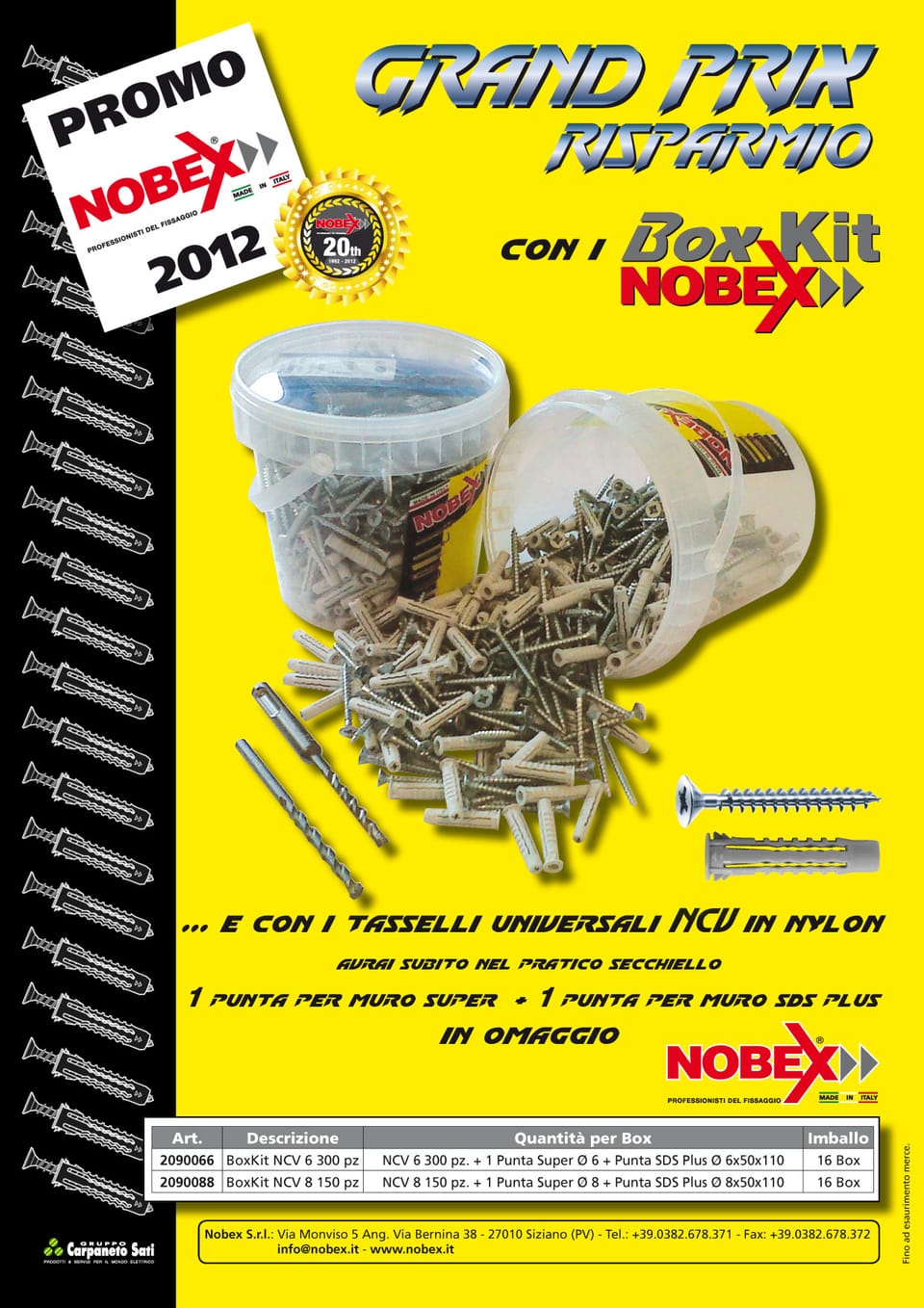 Nobex, 20 anni di fissaggi 7