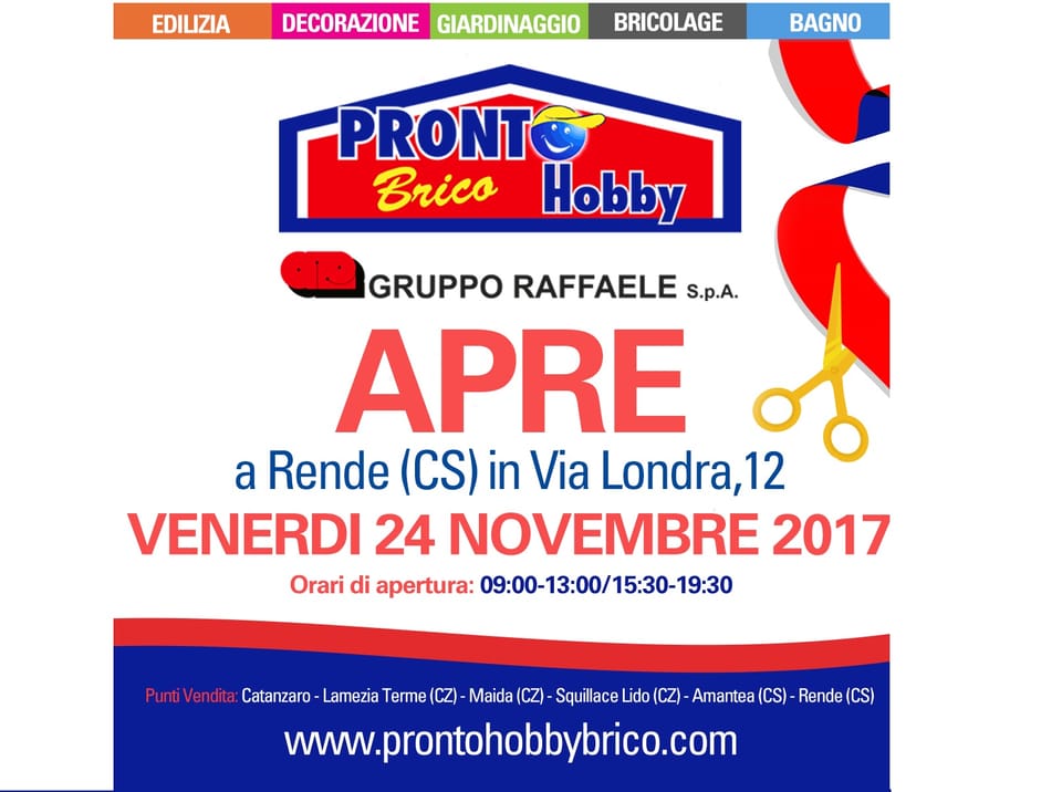 Pronto Hobby Brico apre il 6° punto vendita a Rende (CS): le foto! 3