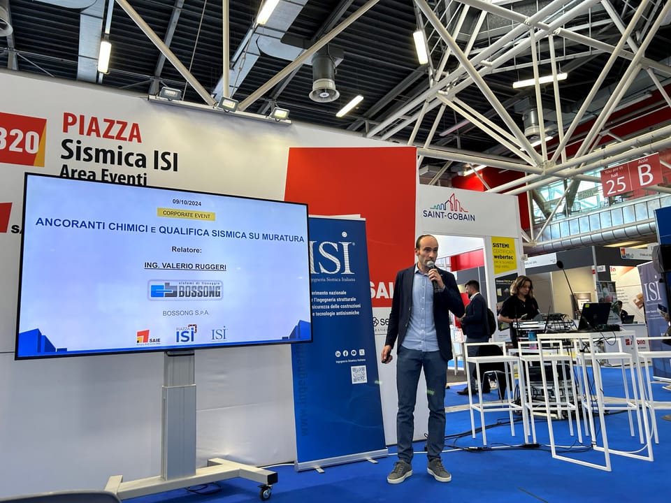 Bossong: focus sul sismico al SAIE di Bologna 2