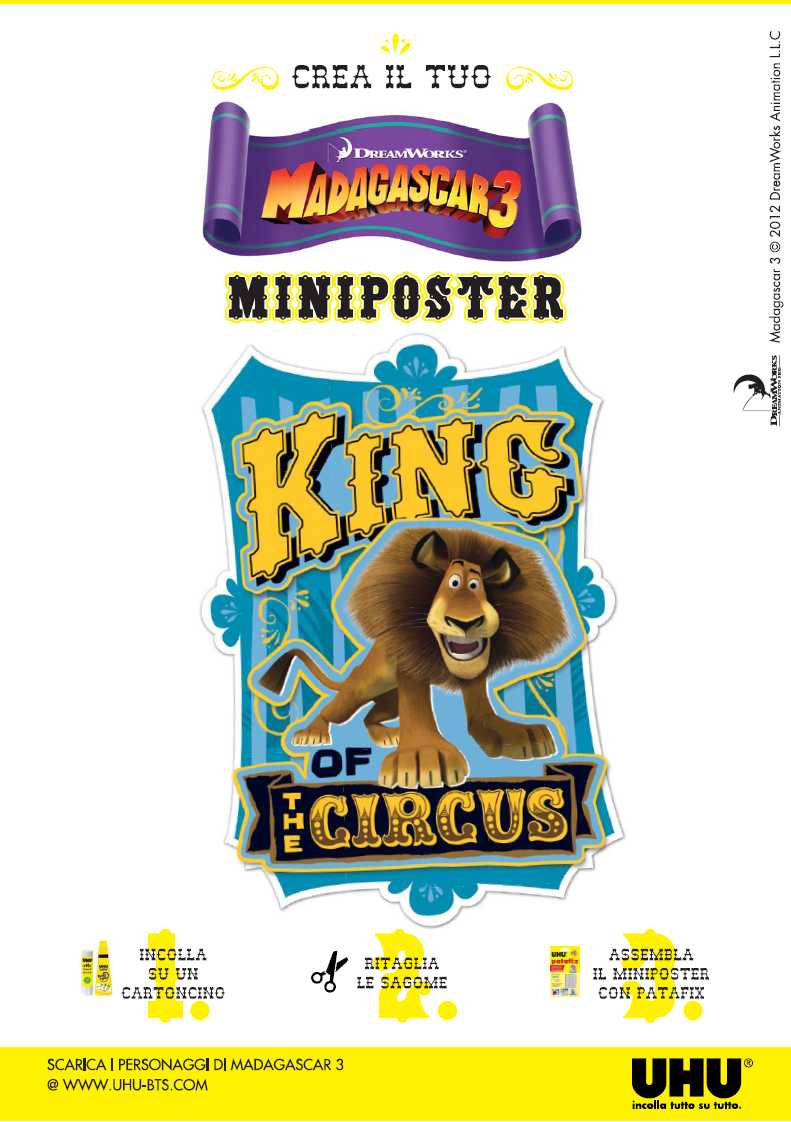 Madagascar 3 entra in tutti i negozi con Uhu 2