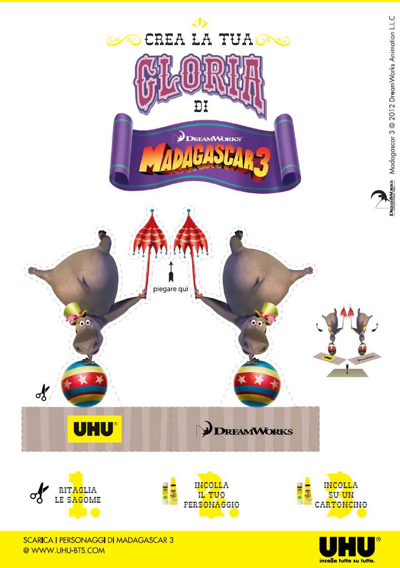 Madagascar 3 entra in tutti i negozi con Uhu 4