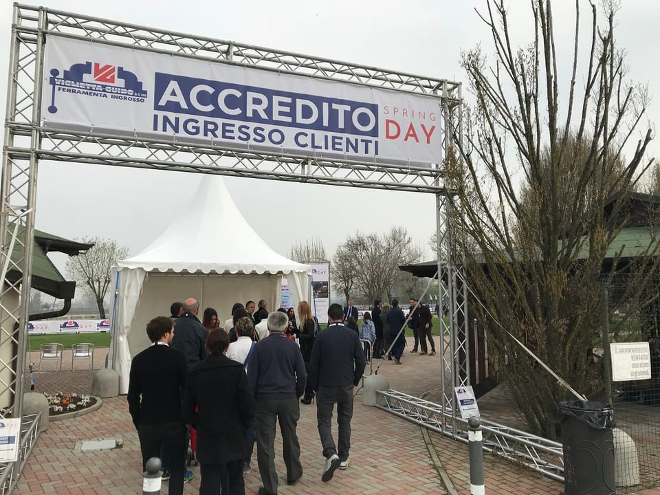 Guido Viglietta ringrazia i partecipanti allo Spring Day 2