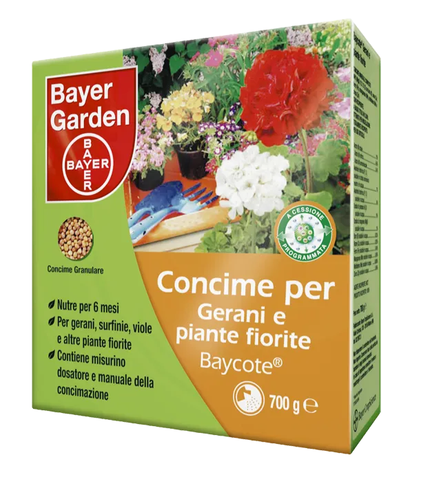 Gerani perfetti per tutta la stagione, con Bayer 3