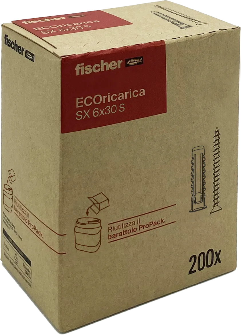 fischer ECOricarica, per un packaging più sostenibile 2