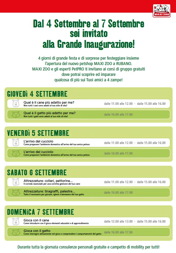 Maxi Zoo apre due nuovi negozi a Ferrara e a Rubano (PD) 3