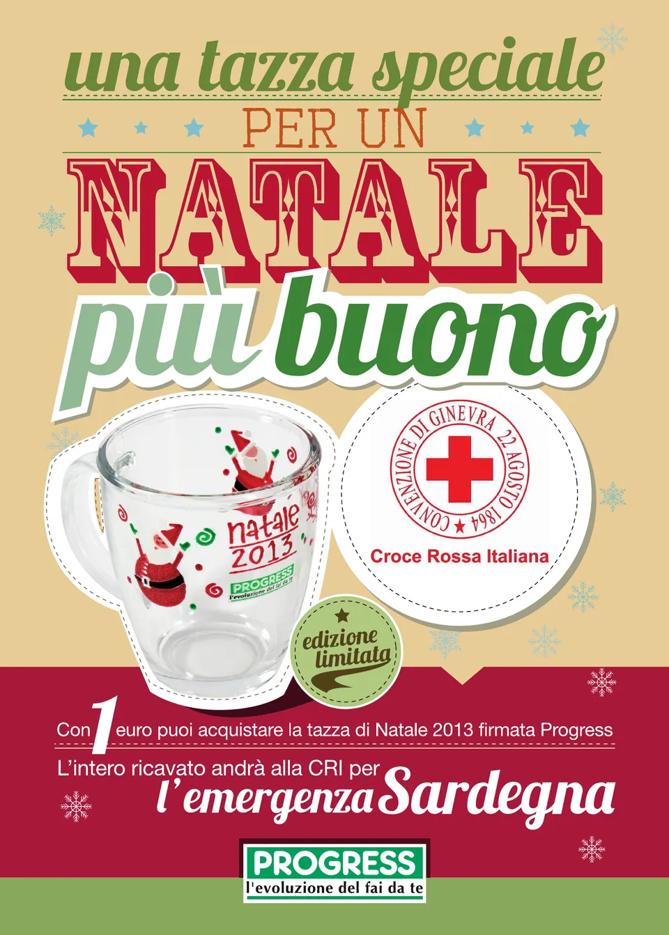 Progress con Croce Rossa Italiana per l’Emergenza Sardegna 2